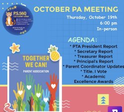 PTA Meeting Flyer